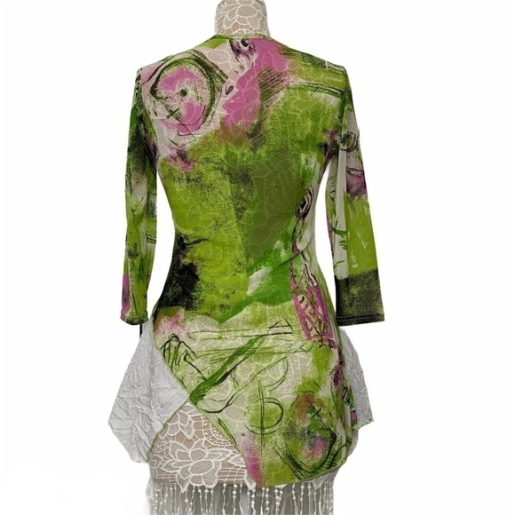 ME Made in France Mix fabric Bogo tunic Small - Picture 3 of 12